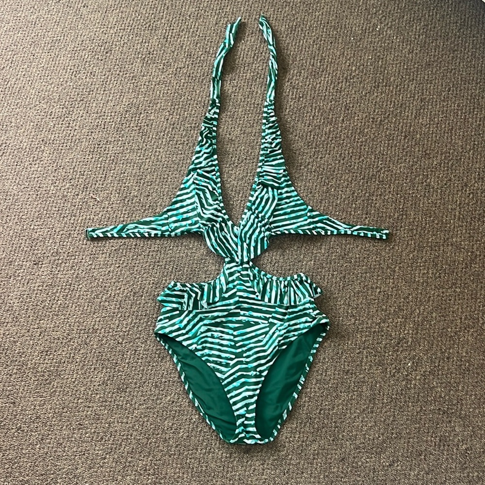 Aerie High Waisted Monokini One Piece Sz Small.
